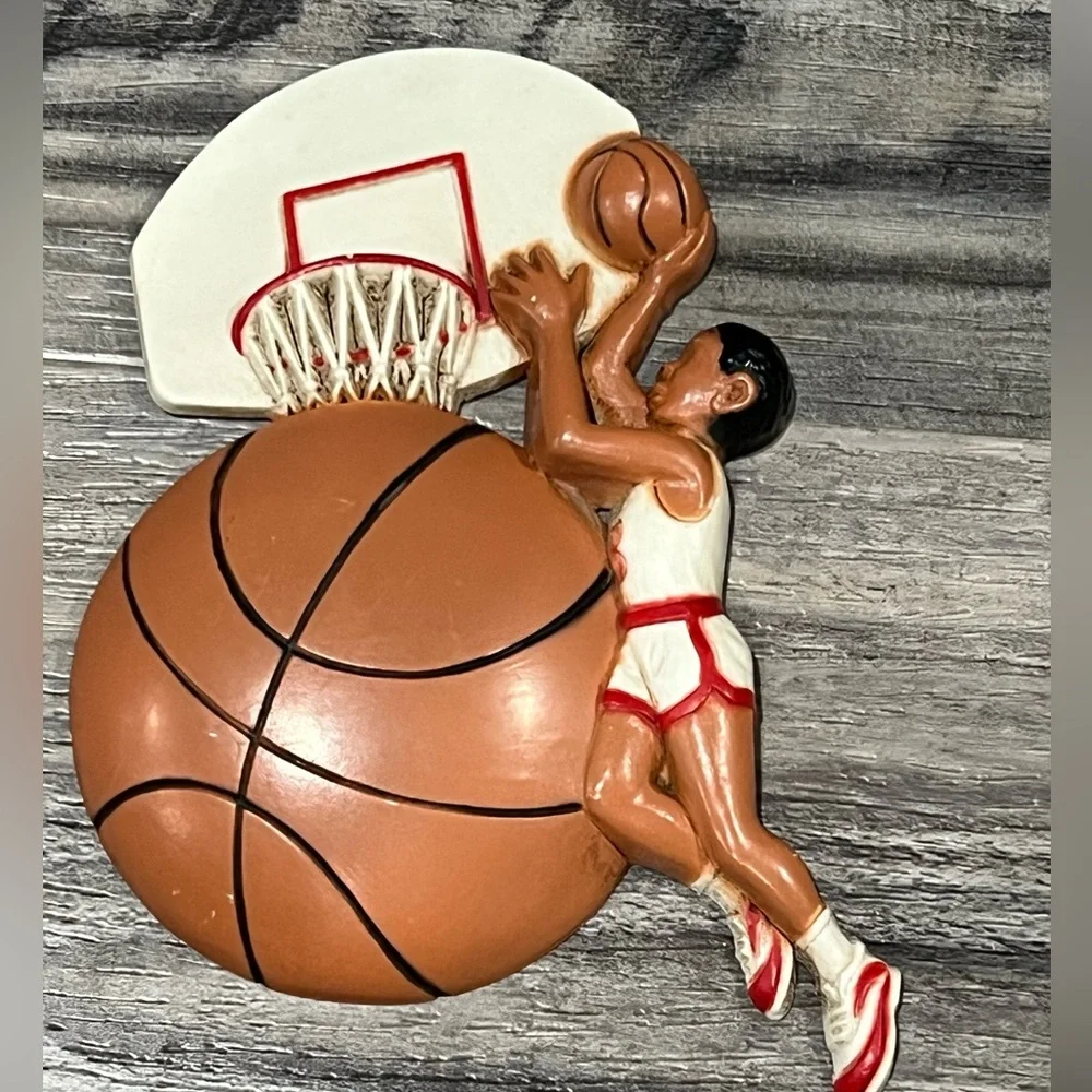 Lot of 3 Burwood‎ USA sports Wall Plaques Baseball, Basketball, Football Vintage